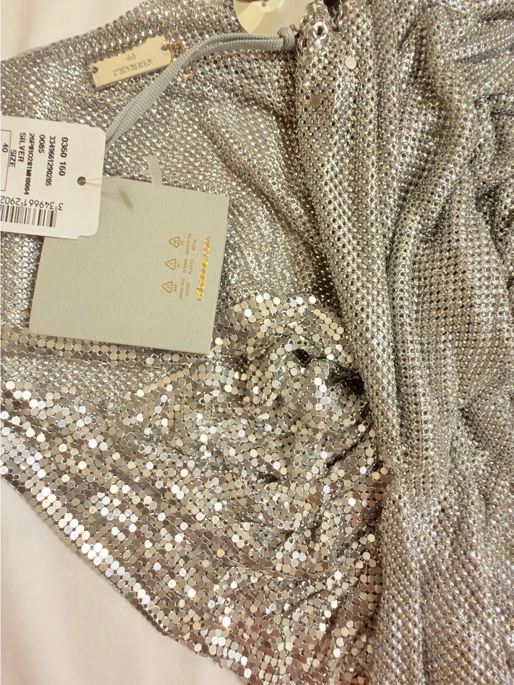 Paco Rabanne silver Chainmail Top - Picture 10 of 13